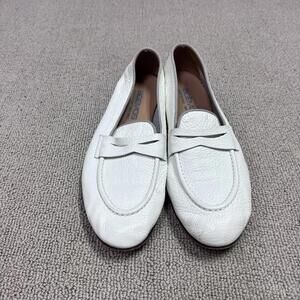 Boemos Loafer Ivory leather Slip On Size 40 US 9